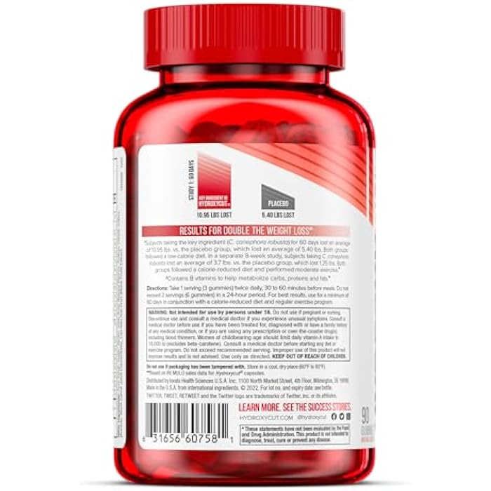 Hydroxycut Gummies - 99% Caffeine Free - Metabolize Carbs, Proteins & Fats - Includes 15 Essential Vitamins & Minerals - for Women & Men - Image 3