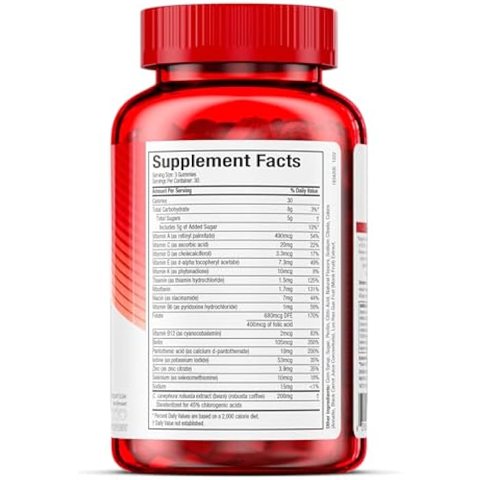 Hydroxycut Gummies - 99% Caffeine Free - Metabolize Carbs, Proteins & Fats - Includes 15 Essential Vitamins & Minerals - for Women & Men - Image 2