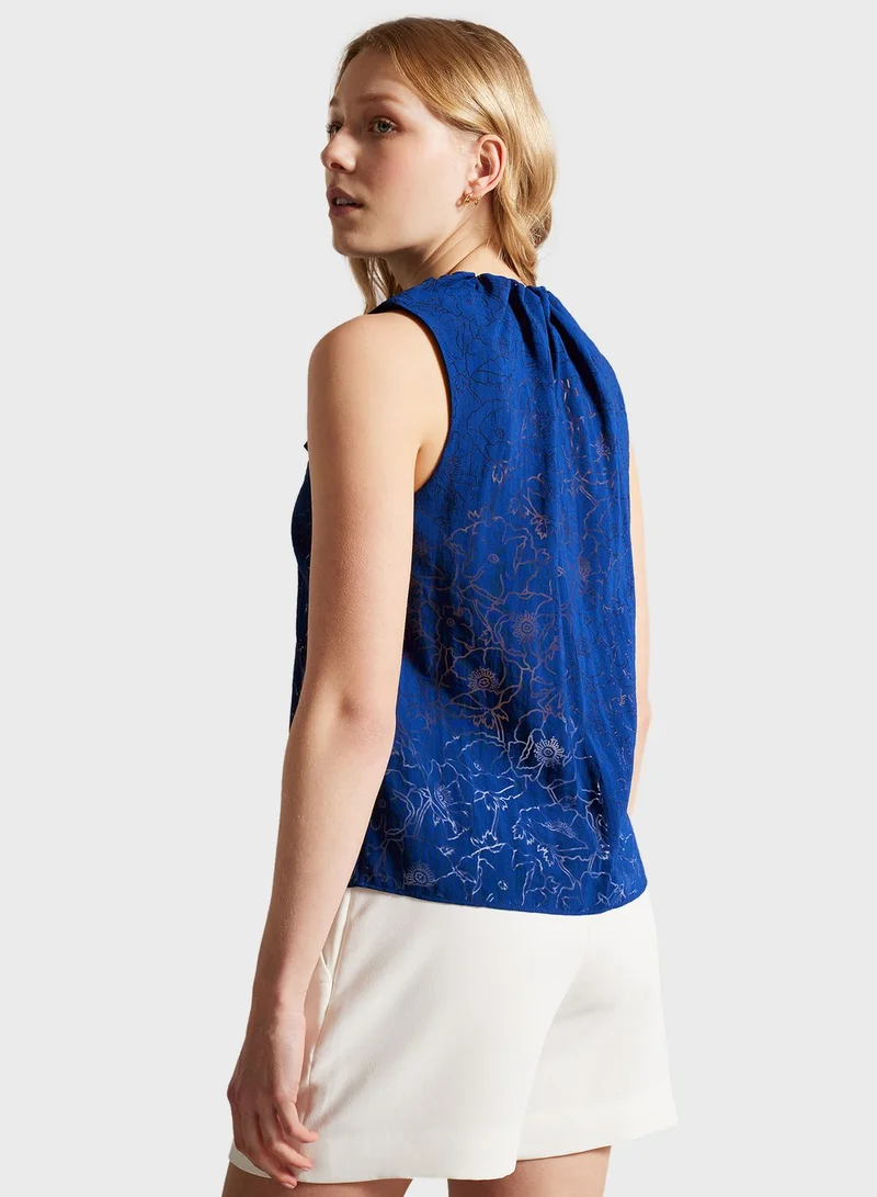 Ted Baker Tie Detail Top