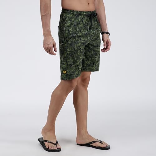 Amul Comfy Men's Bermuda Shorts | Adjustable Drawstring for Better Waist Fit | Comfortable Casual Shorts | Breathable Summer Wear | Pack of 1 | Color May Vary - Image 5