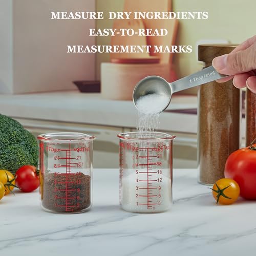 Ackers BORO3.3 120 ML/4OZ High Borosilicate Glass Measuring Cup-V-Shaped Spout,Glass Measuring Beaker for Kitchen or Restaurant, Easy to Read(SINGLE) - Image 5