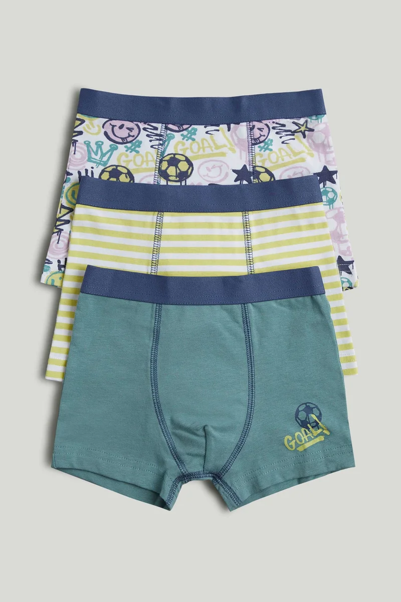 مذركير ثلاث عبوات سراويل داخلية بوكسر لكرة القدم