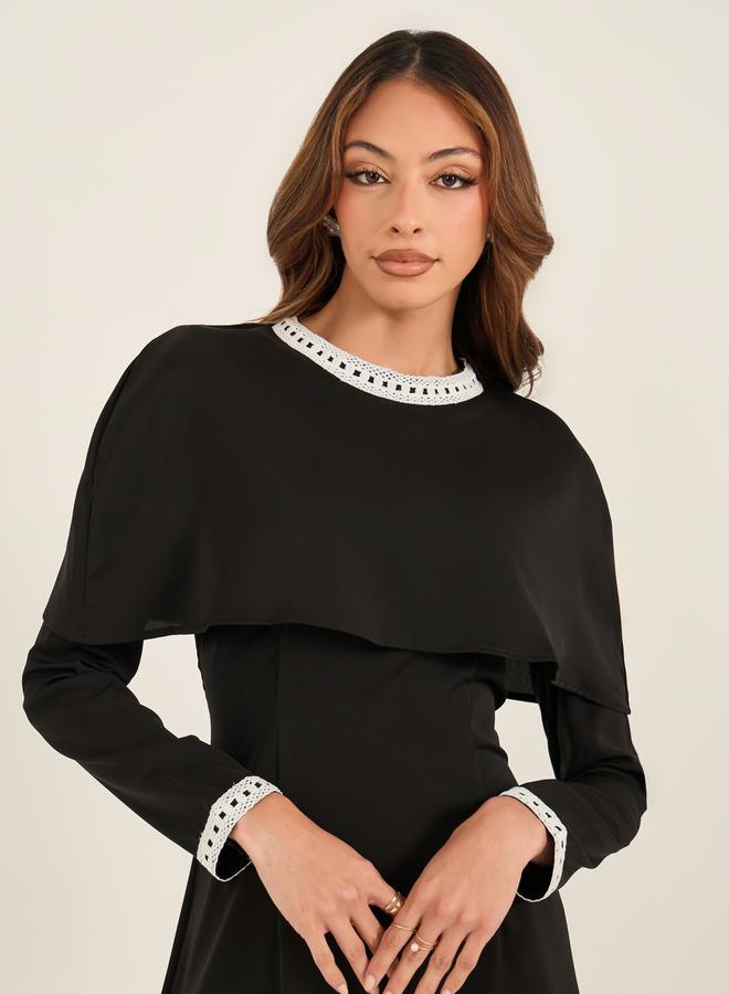 Take Two Overlay Detail Dress  - Image 4