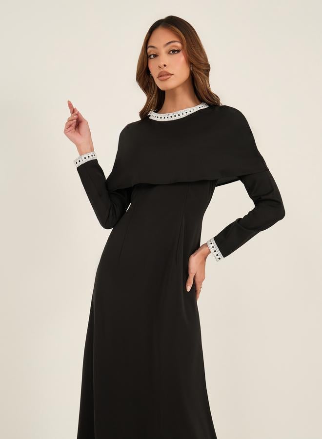Take Two Overlay Detail Dress  - Image 3