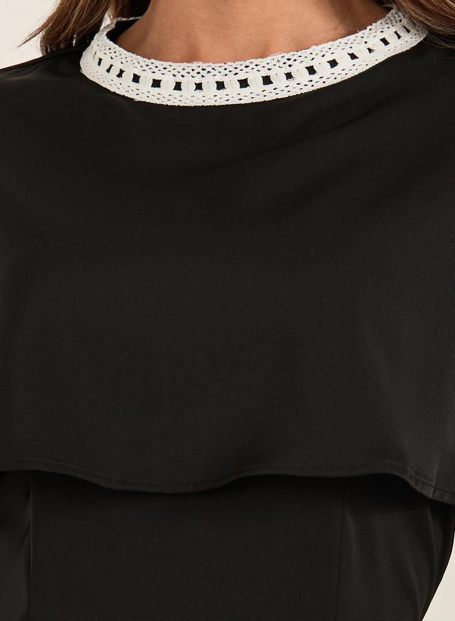 Take Two Overlay Detail Dress  - Image 5