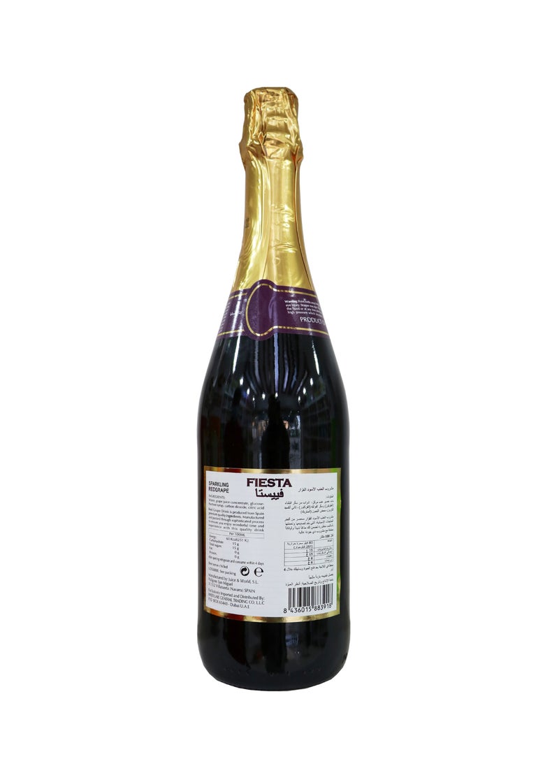 FIESTA - Red Grape Sparkling Drink 750ML - Image 1