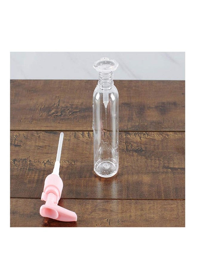 Gopendra pink Plastic Portable Travel Size Empty Bottles for Makeup Cosmetic Toiletries Liquid Containers - Image 4