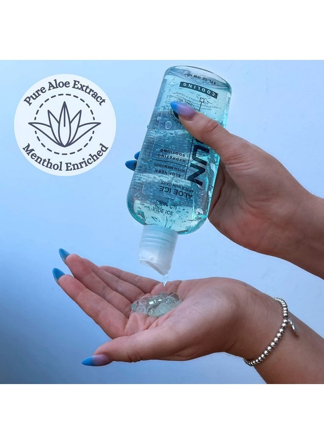 Sun Laboratories by Giesee Sun Laboratories Aloe Vera Ice Gel 2 Pack - Pure, Organic Aloe Vera Gel - Natural After Sun Lotion - Soothing, Clear Aloe Vera for Burn Relief  - Image 3