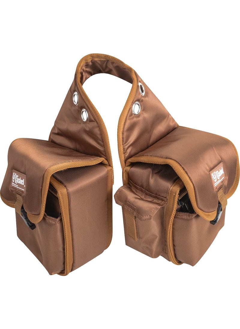 Cashel Cashel Medium Rear Brown Saddle Bag SBRBMBRN  - Image 1