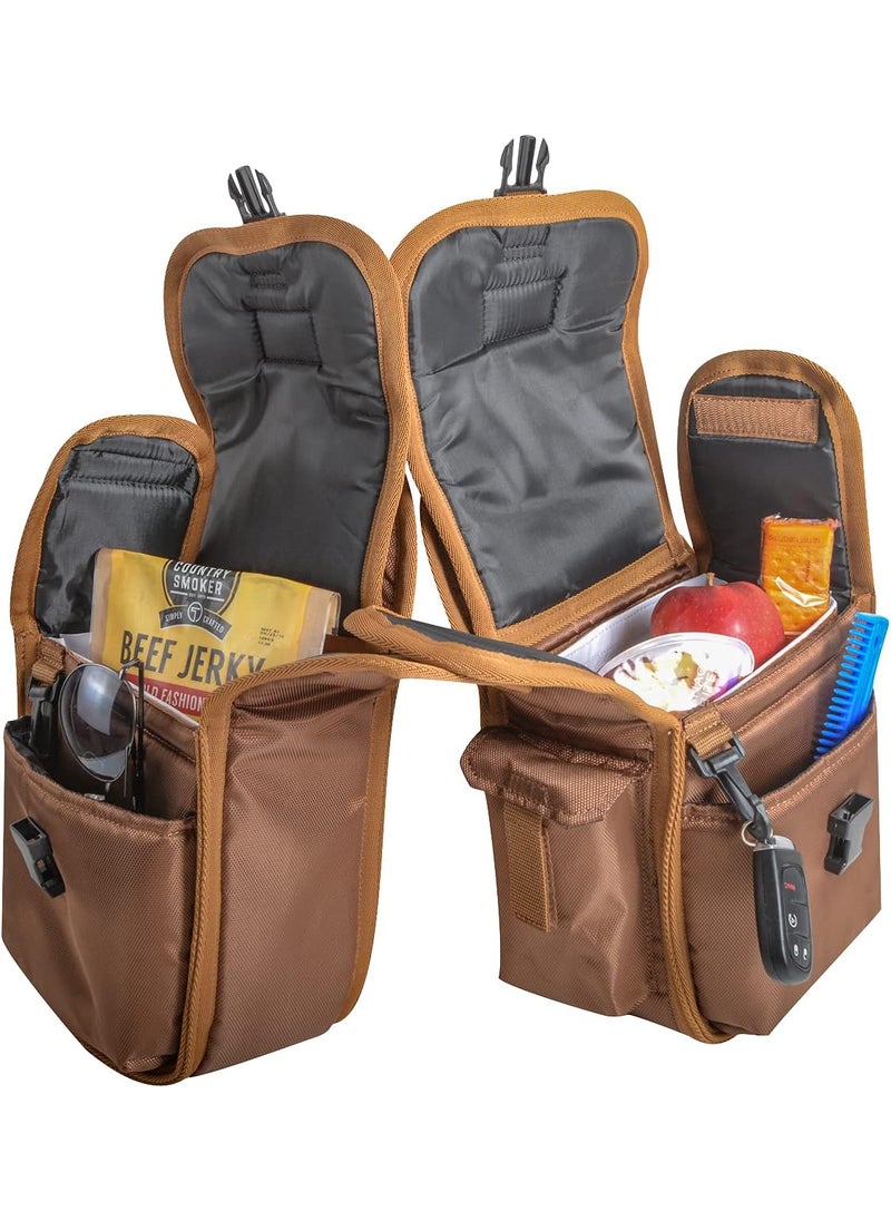 Cashel Cashel Medium Rear Brown Saddle Bag SBRBMBRN  - Image 3