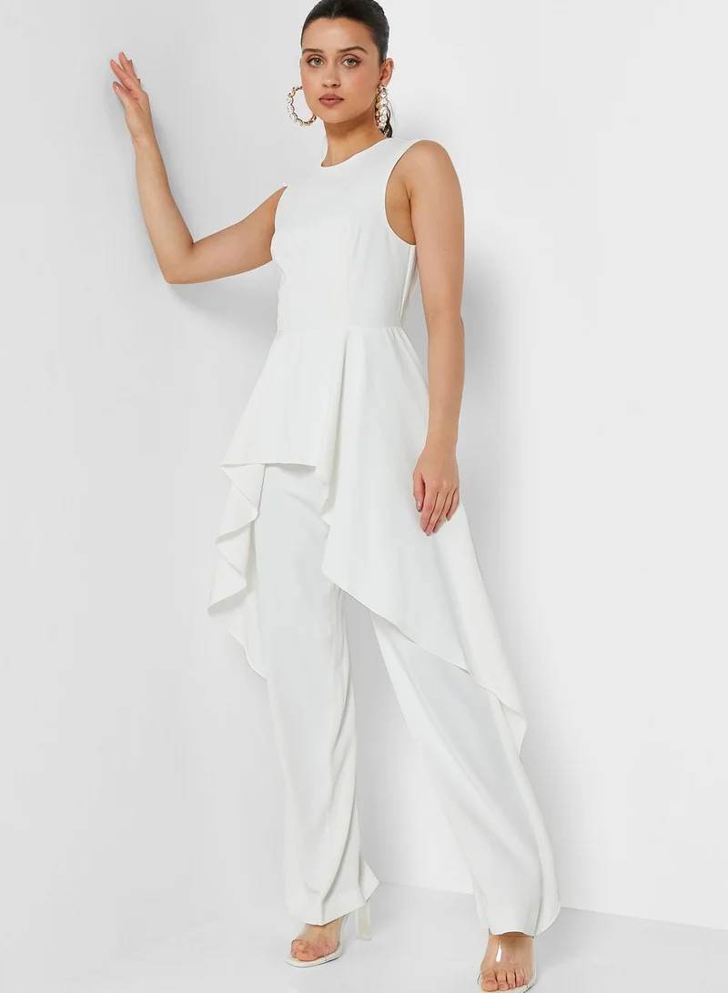 RIVER ISLAND Waterfall Structured Jumpsuit