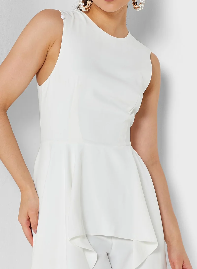 RIVER ISLAND Waterfall Structured Jumpsuit
