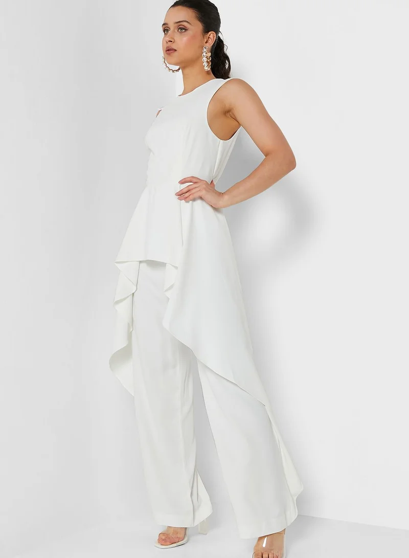 RIVER ISLAND Waterfall Structured Jumpsuit