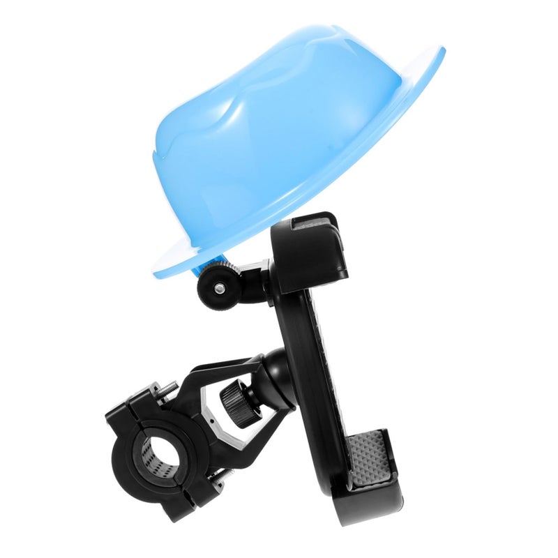 Bike Phone Holder With Cap Cycling Phone Support Stand For Safe Navigation Durable Design Compatible With Smartphones Black - Image 2