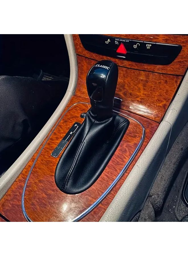 Gear Shift Knob With Faux Leather Boot For Mercedes E Class W211 Elegance Avantgarde Style B - Image 4