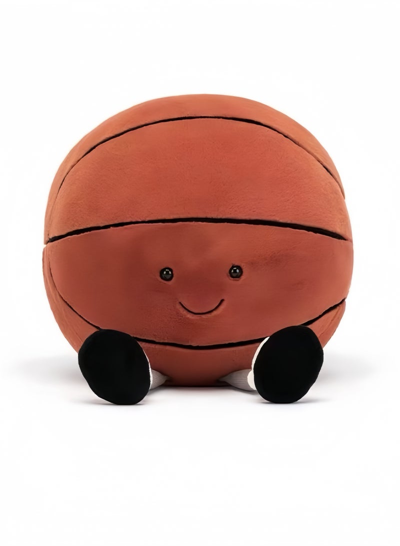 جيليكات Jellycat Amusables الرياضة كرة السلة بلوش لعبة لطيف دمية هدية عيد ميلاد - Image 1