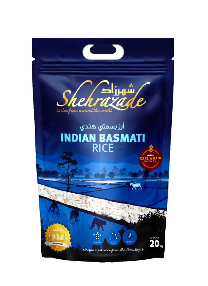 Shehrazade Indian Basmati Rice, 20 Kg - Image 1