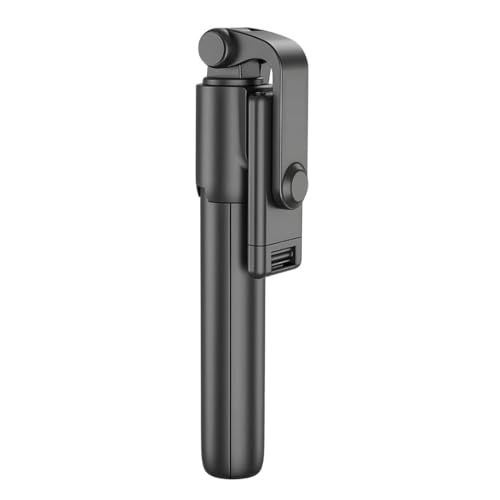 Dekoq Extendable Selfie Stick with Detachable Bluetooth Wireless Remote Phone Holder Compatible with All Smartphones Bluetooth Selfie Stick, 3 in 1 Multifunctional Selfie Stick Tripod Stand (Black) - Image 1