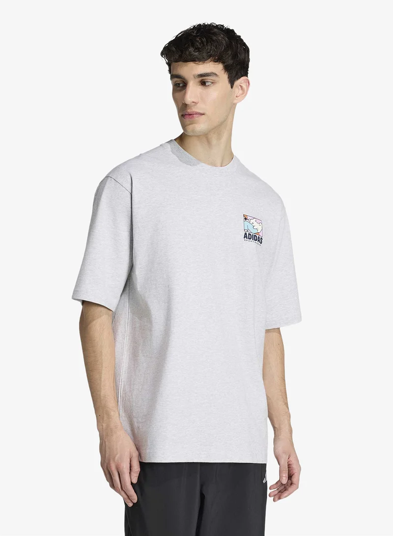 Adidas Animal Pop Bike Graphic T-Shirt