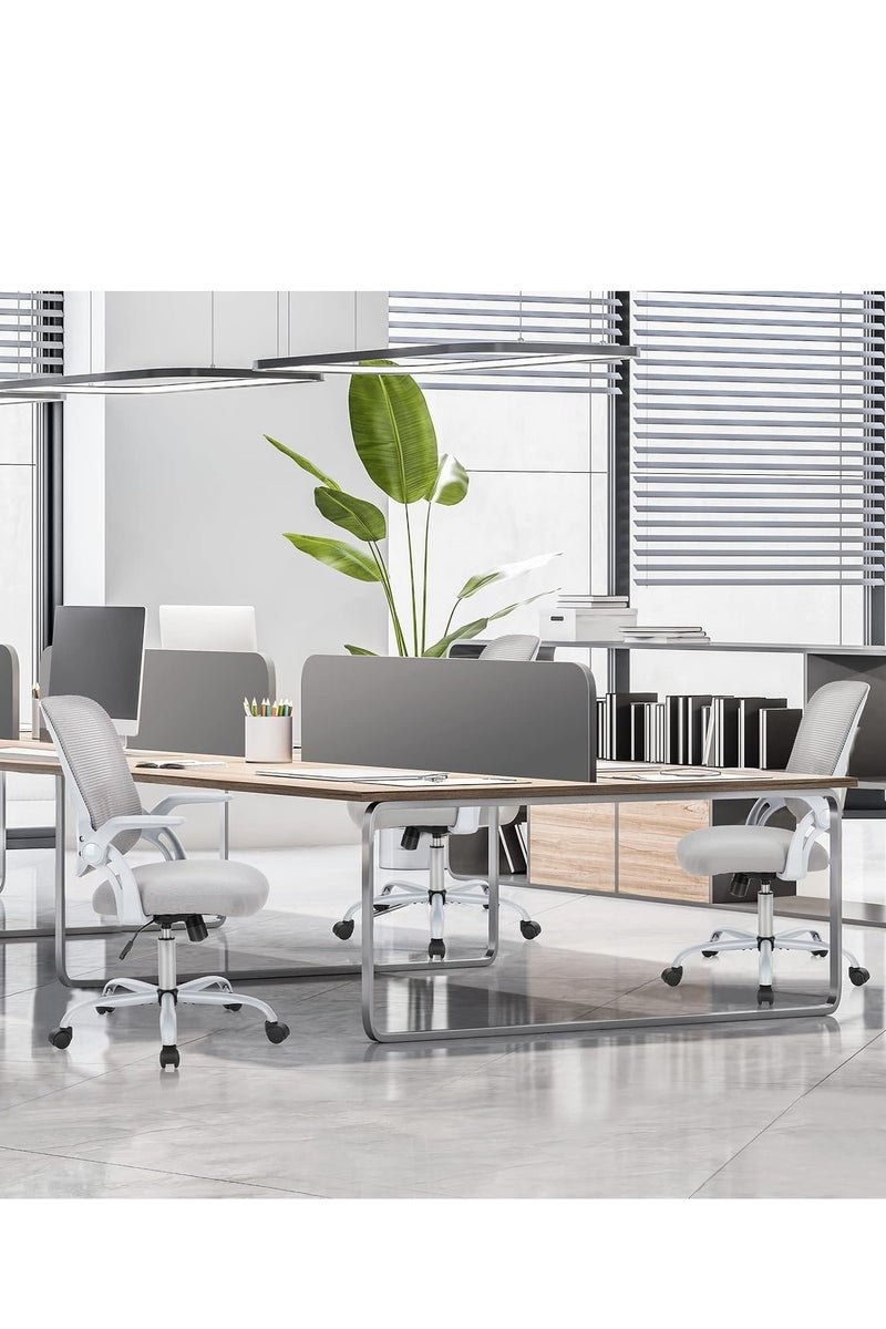 Ergonomic Office Chair, Desk Chair Breathable Mesh Office Chair White - Image 2