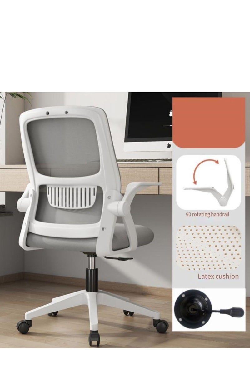 Ergonomic Office Chair, Desk Chair Breathable Mesh Office Chair White - Image 3