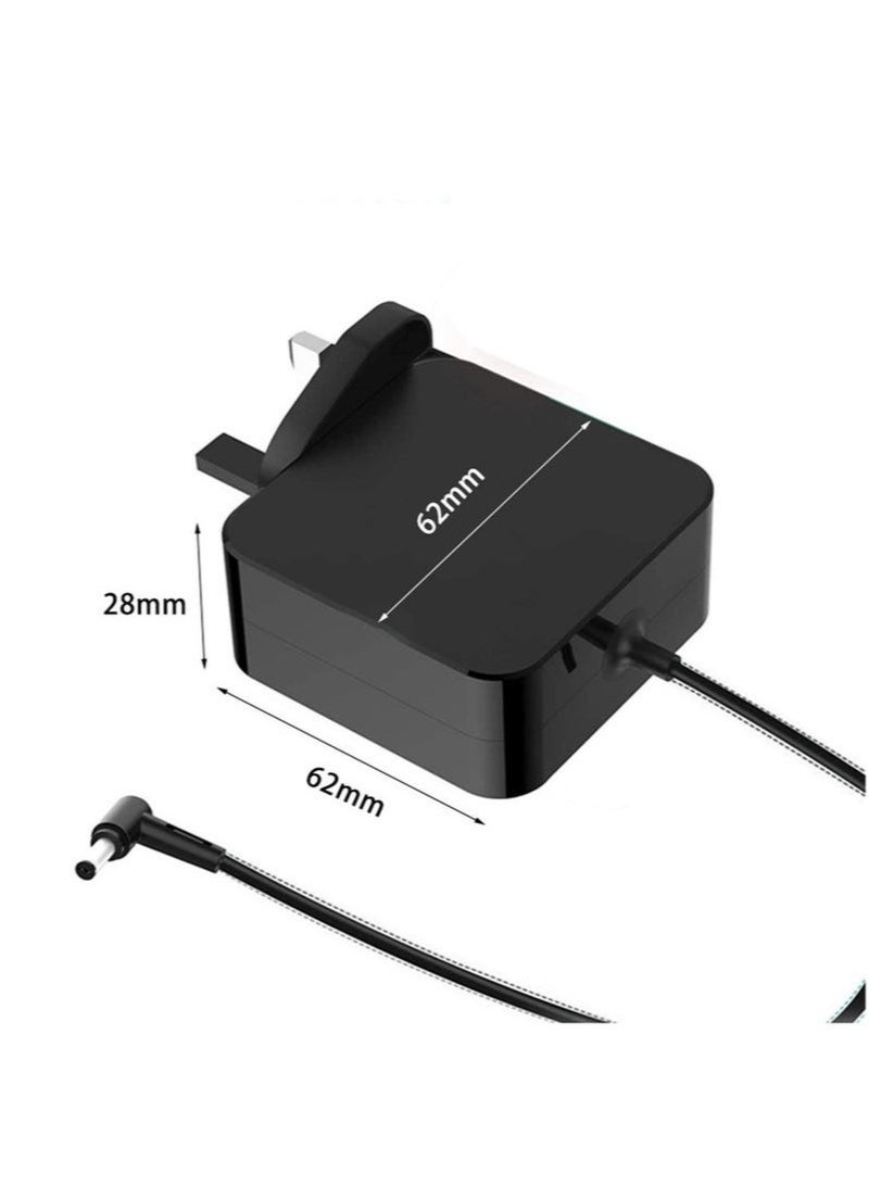 45W 19V Laptop Charger Adapter For ASUS Black - Image 5