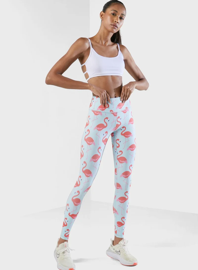 Flexi-Lexi Fitness Flamingo Tights