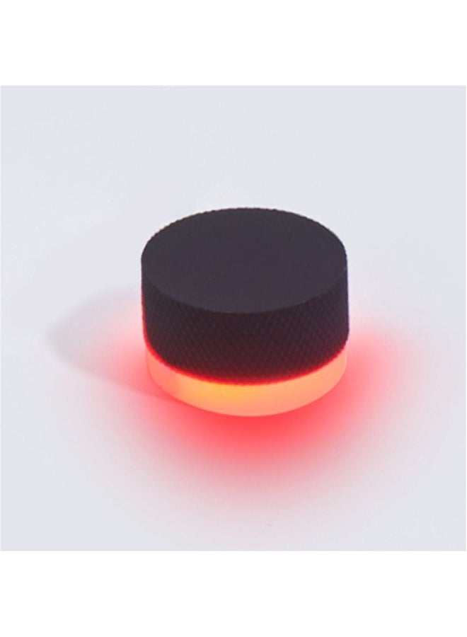milano Milano Ava Zinc LED Cabinet Knob – Earl Black Finish with Built-In Warm Light, Modern Drawer Pull Handle for Cabinets, Wardrobes, Kitchen & Bedroom Furniture Décor 33Mm Dia 