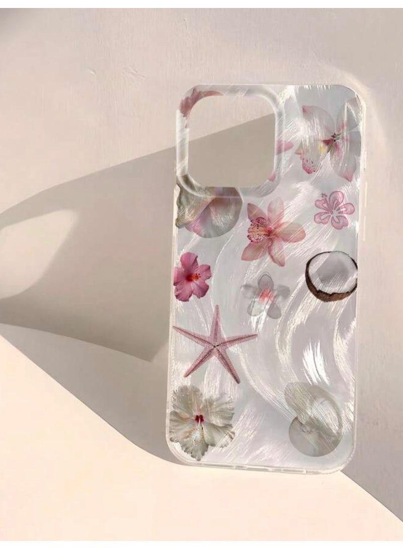 Elegance Iphone Case Cover For Iphone 14 Pro Max Anti-Slip With Amazing Starfish Design - Image 3
