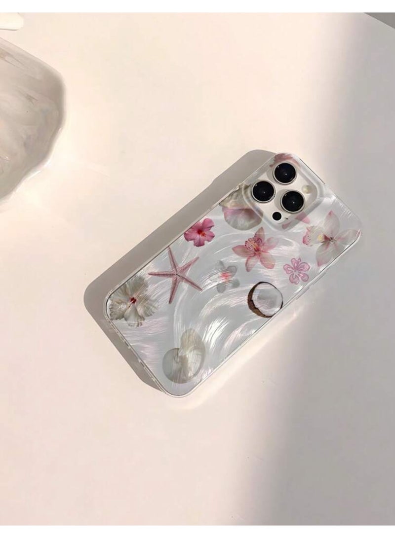 Elegance Iphone Case Cover For Iphone 14 Pro Max Anti-Slip With Amazing Starfish Design - Image 2