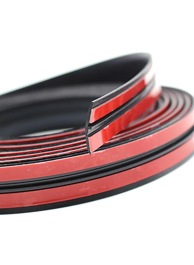 Captaintech Car Weather Stripping, 14mm Car Sunroof Seal, Windshield Weather Seal Rubber Stripping Trim Weatherstrip Adhesive T Shape Sunroof Cover Leak Sound Proofing (10m) - Image 1