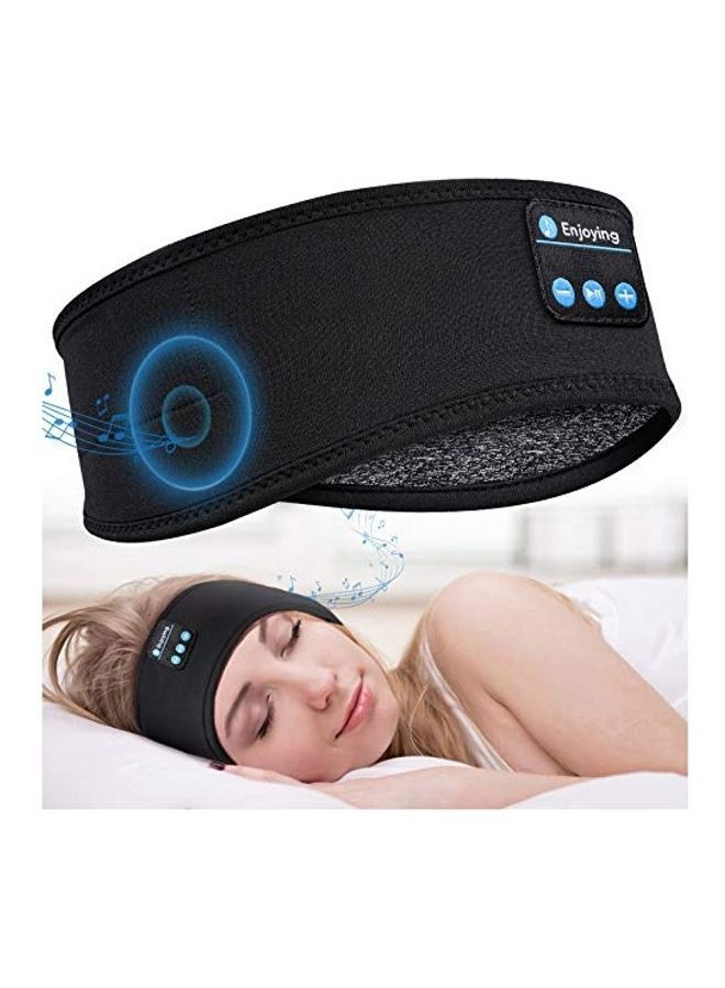 NIBEMINENT Sleep Headphones Bluetooth 5.0 Sleeping Headband 10H Music - Soft Elastic Comfortable Headphones, Gifts for Men Women Teenager, Father Mothers Day Birthday Stocking Stuffers Black(20"-22") - Image 1