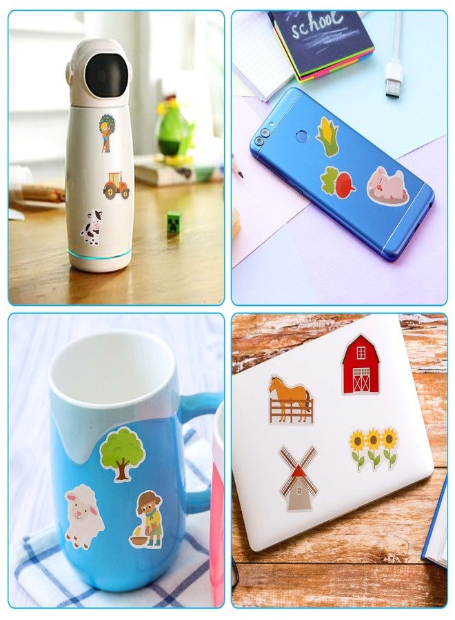 Cleverplay 100 Pack Farm Animal Stickers,Barn Cow Pig Party Favors Gifts, Farm Party Decorations - Image 5