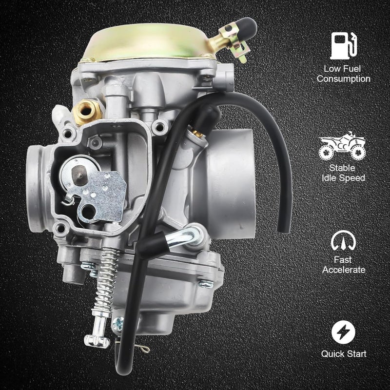 MINSTAR Carburetor for Polaris Sportsman 500 4x4 6X6 (1996-2008) & Ranger 500 (1999-2009) with Air Filter - Image 3
