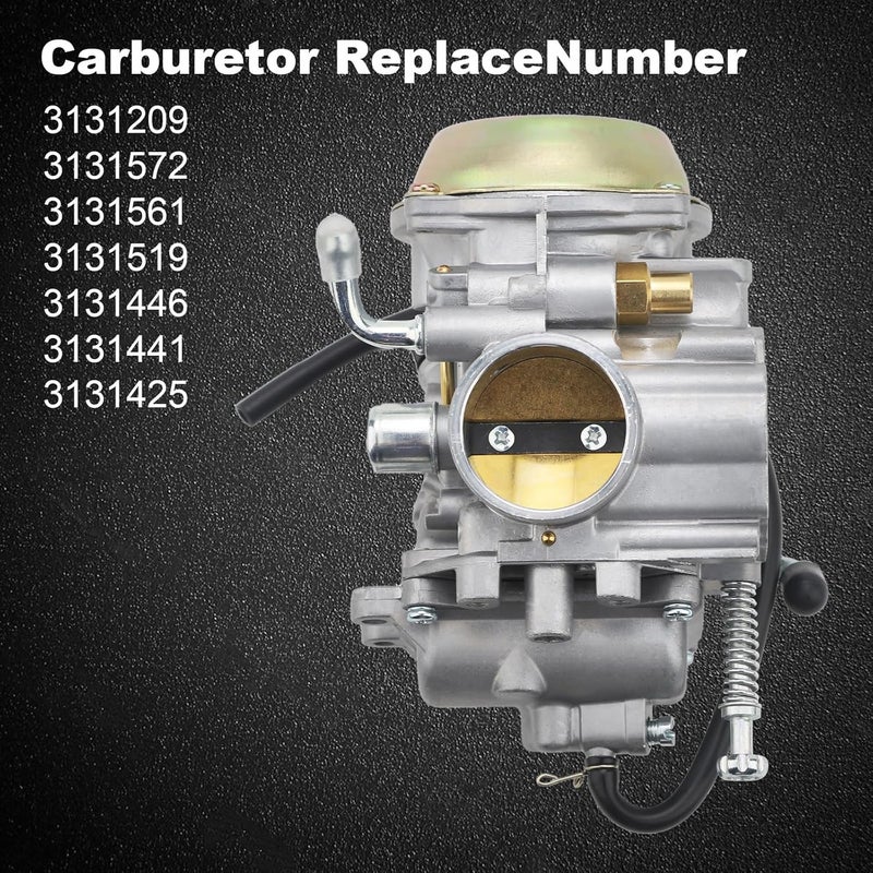 MINSTAR Carburetor for Polaris Sportsman 500 4x4 6X6 (1996-2008) & Ranger 500 (1999-2009) with Air Filter - Image 2