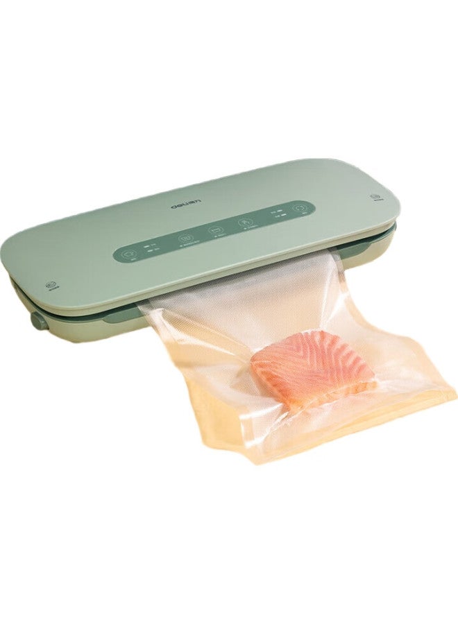 Deli Vacuum Sealer, Home Automatic Vacuum Packaging Machine, Snack And Food Quick Sealing Machine, Dual-Use Food Strong Sealing Machine, Fresh Green - Image 2