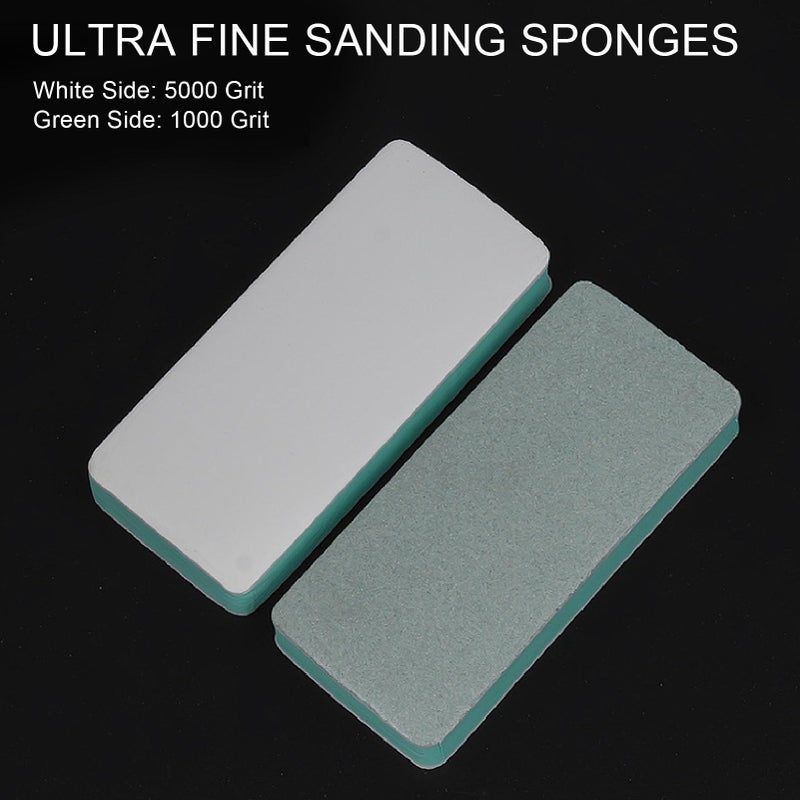 Double Sided Sanding Sponge 10Pcs 1000 5000 Grit Reusable Hand Sander Block For Watch Strap Nail Polishing - Image 4