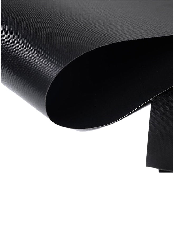 طقم بساط شبكي غير لاصق للشواء من قطعتين أسود - Image 2