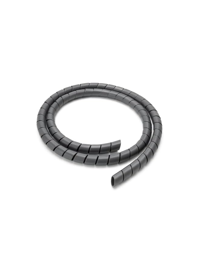 S-TOP Spiral Cable Wrap Wire Sheath - Grey, Flexible Spiral Cable Sleeve for Cable Management, Cord Organizer, Wire Protector for Home Office Car - Image 2