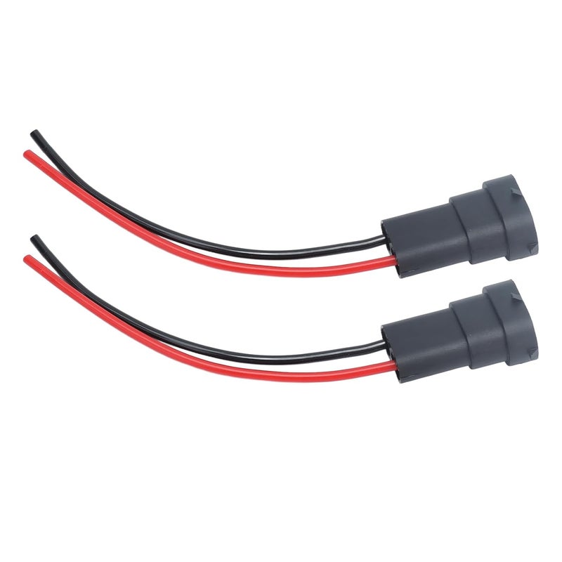 H11 H8 880 890 Headlight Bulb Socket Wiring Harness Adapter Copper 12V DIY Kit - Image 4