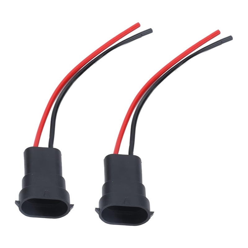 H11 H8 880 890 Headlight Bulb Socket Wiring Harness Adapter Copper 12V DIY Kit - Image 2