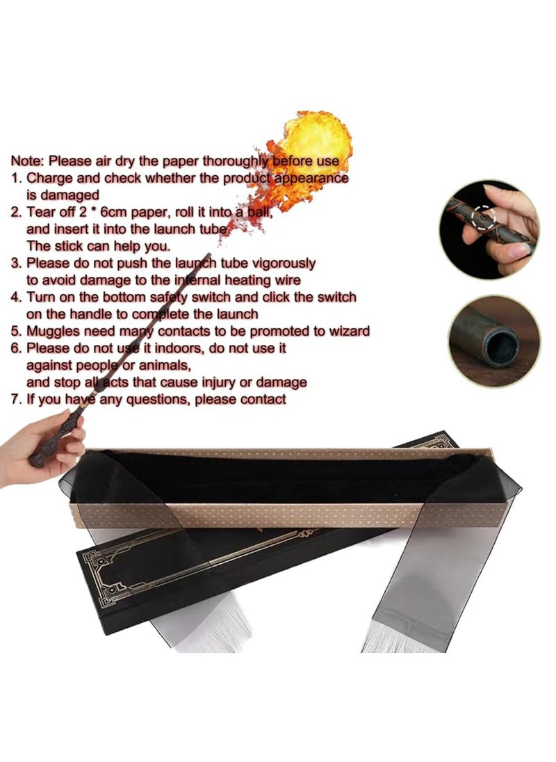 Generic Harry Potter Wand, Hermione Fire Breathing Magic Wand, Magic Wand fit for the Cosplay, Wizard Costume Accessories and Gift  - Image 2