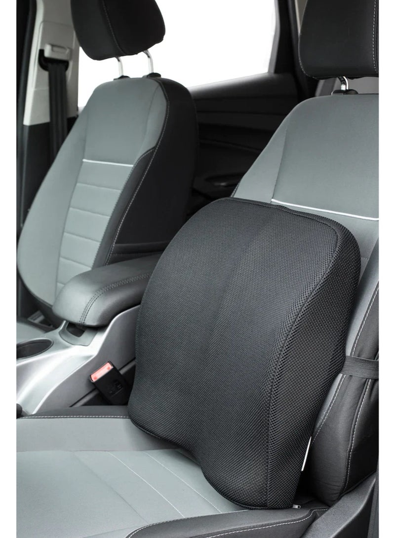 ارينا مسند 2 في 1 للظهر والكرسي ميموري فوم  بحجم 41×41×9.5 سم، يوفر دعم مريح للظهر أو الجلوس، مصمم لتحسين وضعية العمود الفقري وتخفيف الضغط أثناء الجلوس الطويل. - Image 1