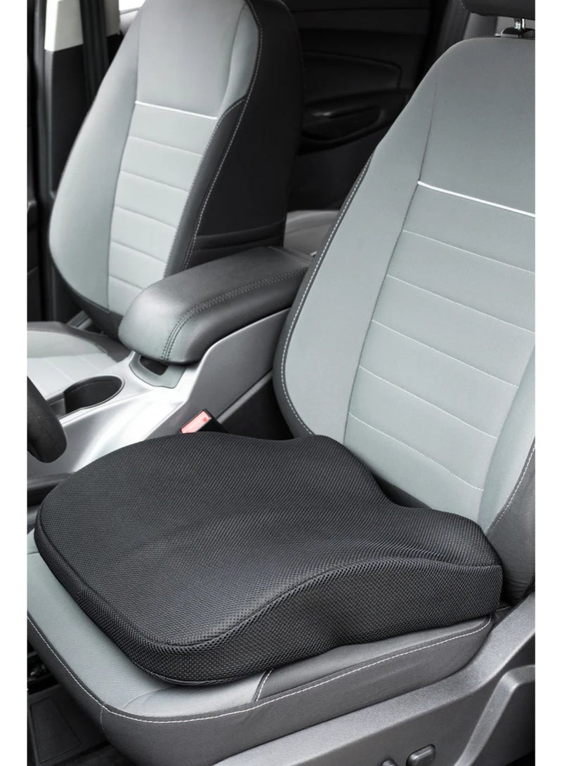 ارينا مسند 2 في 1 للظهر والكرسي ميموري فوم  بحجم 41×41×9.5 سم، يوفر دعم مريح للظهر أو الجلوس، مصمم لتحسين وضعية العمود الفقري وتخفيف الضغط أثناء الجلوس الطويل. - Image 2