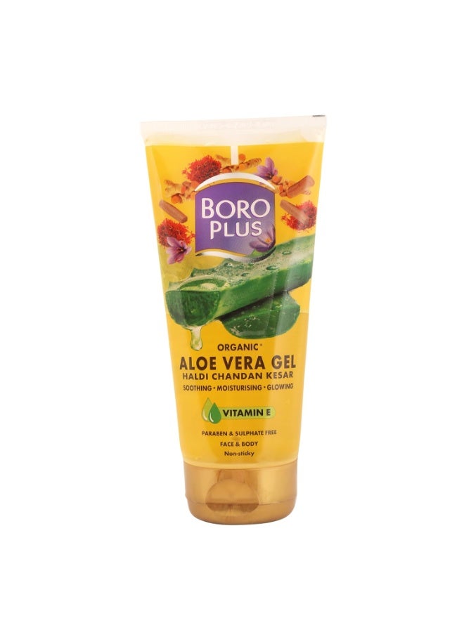 BoroPlus Aloe Vera Gel with Haldi, Chandan & Kesar, 150ml - Image 1