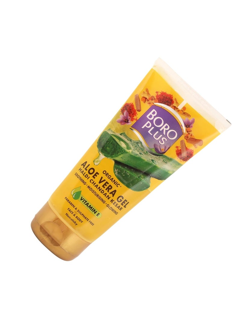 BoroPlus Aloe Vera Gel with Haldi, Chandan & Kesar, 150ml - Image 2