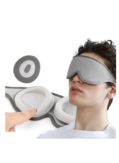 ARNOTEC 3D Sleep Mask with Detachable Eye Cups – 100% Light Blocking, Zero Eye Pressure – Adjustable Strap, Memory Foam, Skin-Friendly & Breathable – Perfect for Travel, Naps & Insomnia  - Image 1