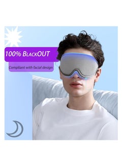 ARNOTEC 3D Sleep Mask with Detachable Eye Cups – 100% Light Blocking, Zero Eye Pressure – Adjustable Strap, Memory Foam, Skin-Friendly & Breathable – Perfect for Travel, Naps & Insomnia  - Image 2