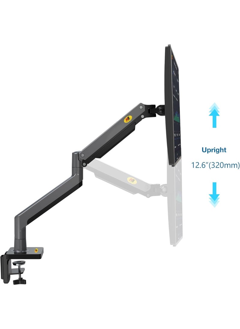 Generic Full Motion Swivel Monitor Arm with Gas Spring for 22''-40'' Monitors – Height Adjustable Stand, Load Capacity 4.4 to 26.4 lbs  - Image 2
