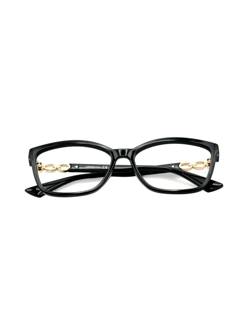 Modern Cat Eye Frame, Black  Cat eye Eyeglass Frames, Classic Optical Prescription Eyewear - Image 3